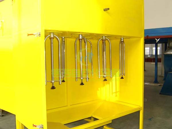 手动喷粉柜粉体收集单元