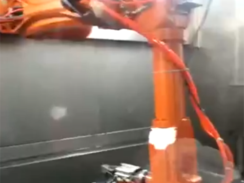 仪表盘机器人喷涂