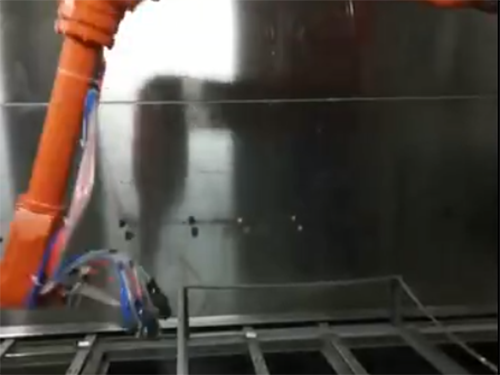 电视外壳机器人喷涂