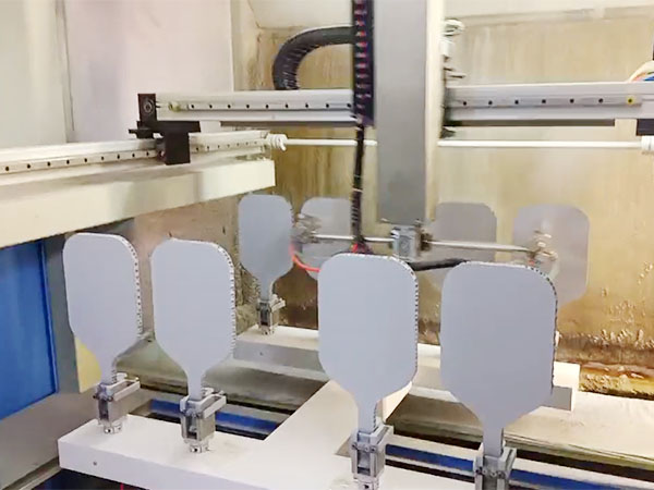 双盘双喷六轴往复机